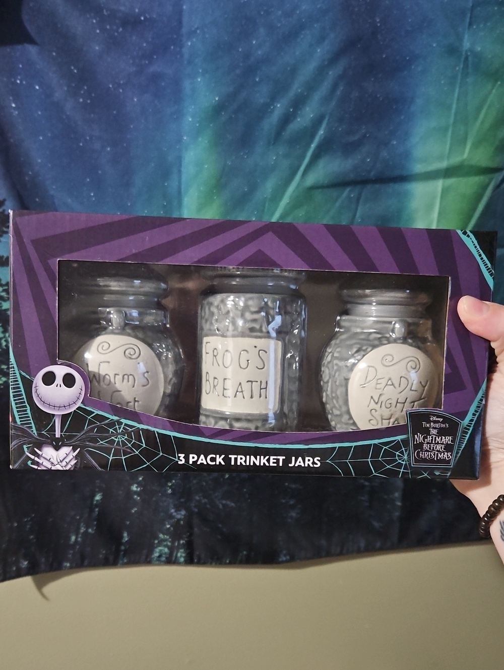 NWT Disney Nightmare Before Christmas Trinket Jar Set